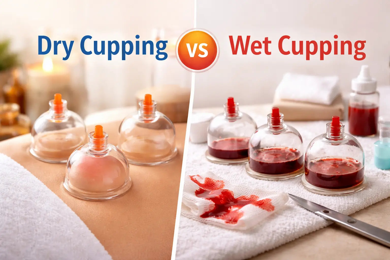 Dry Cupping vs Wet Cupping: Understanding the Key Differences
