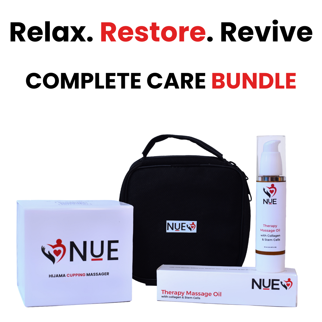 The Nue™ Cupping Massager with 1 Year Warranty + Therapy Oil