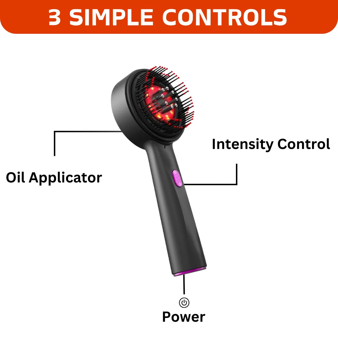 The Nue™ Hair Growth & Scalp Massager Brush