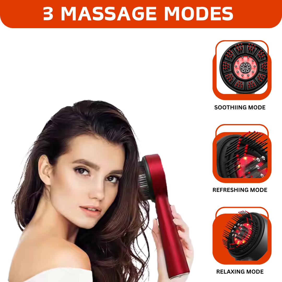 The Nue™ Hair Growth & Scalp Massager Brush