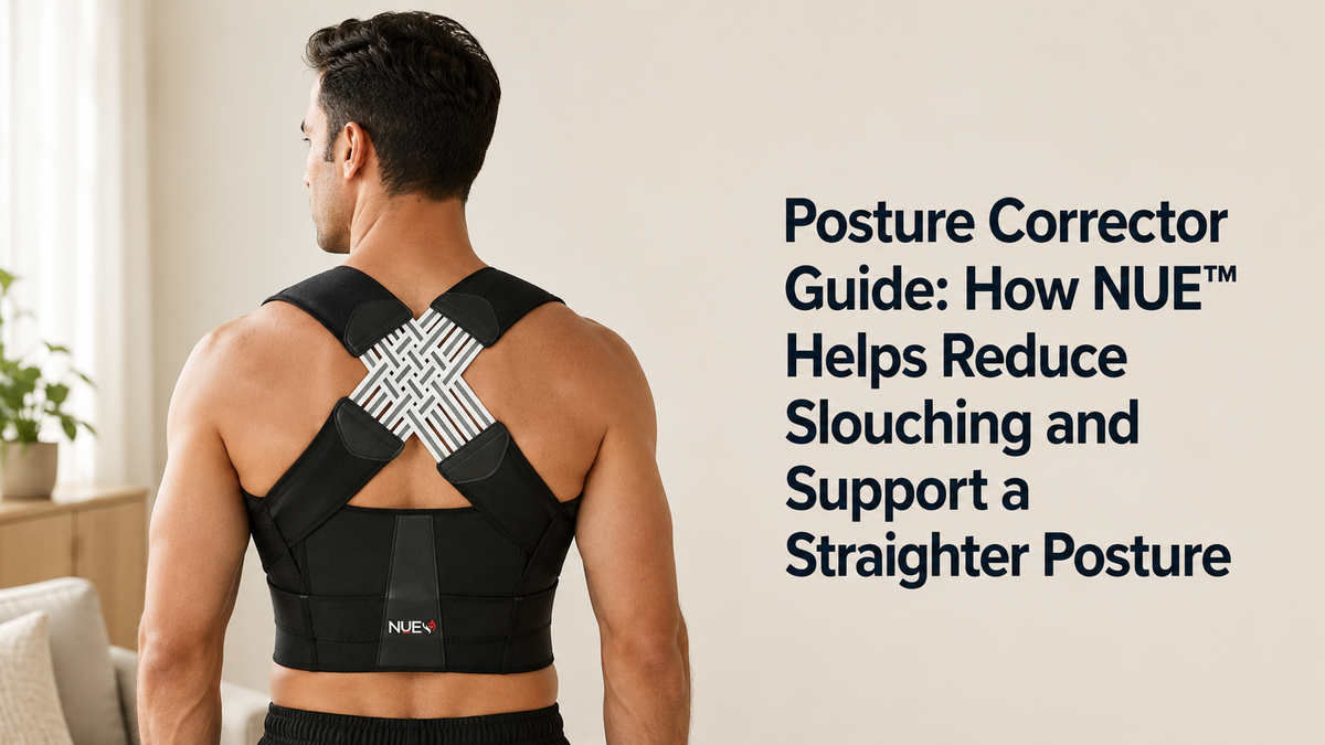 Posture Corrector Guide: How NUE™ Helps Reduce Slouching and Support a Straighter Posture
