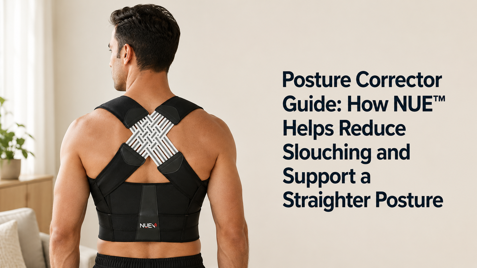 Posture Corrector Guide: How NUE™ Helps Reduce Slouching and Support a Straighter Posture