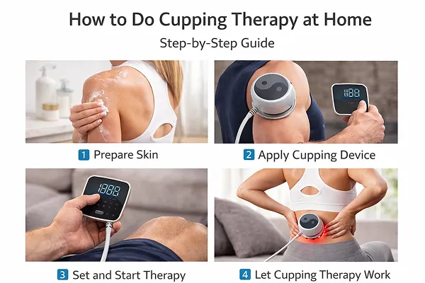 Step-by-step guide for beginners how to do cupping therapy at home