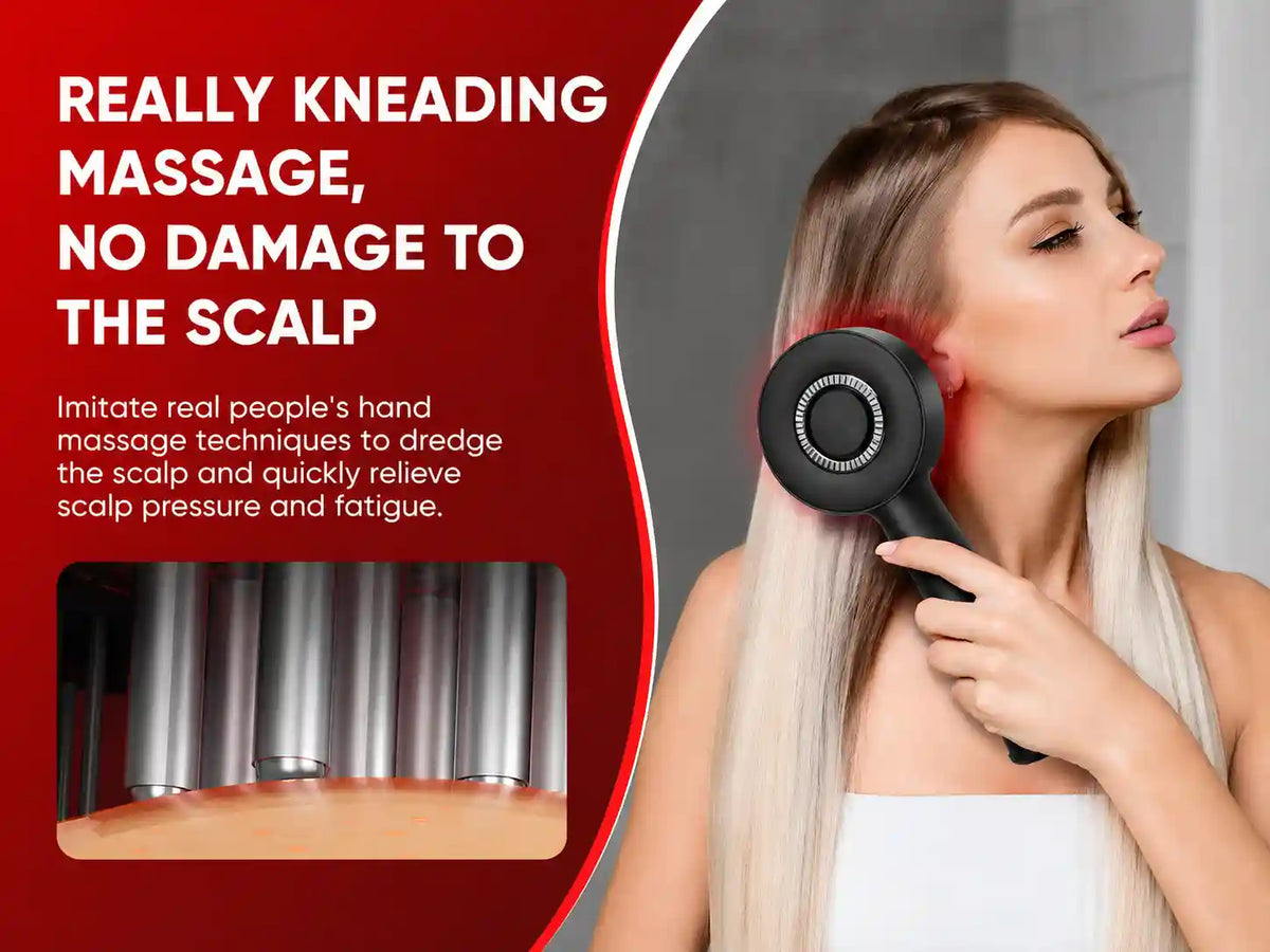 The Nue™ Scalp Therapy Brush - For Stronger -  Healthier Hair