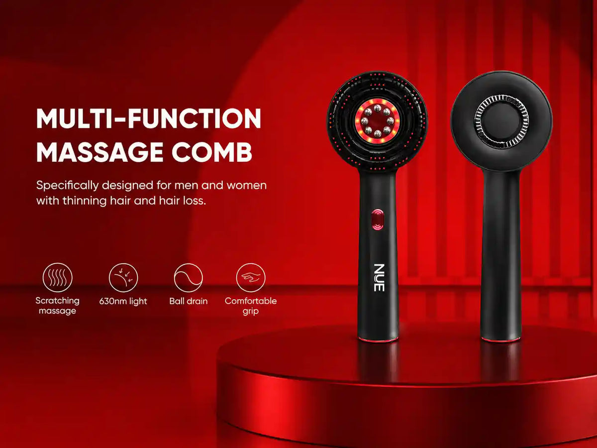 The Nue™ Scalp Therapy Brush - For Stronger -  Healthier Hair
