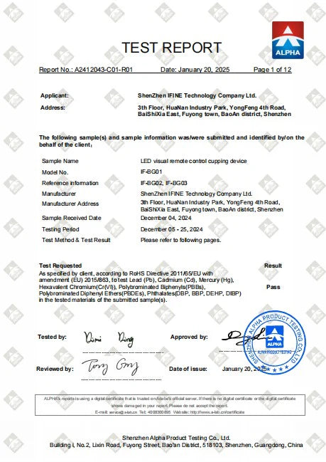 TEST REPORT A2412043-C01-R01