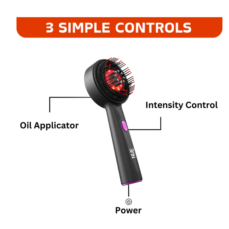 The Nue™ Scalp Therapy Brush - For Stronger -  Healthier Hair