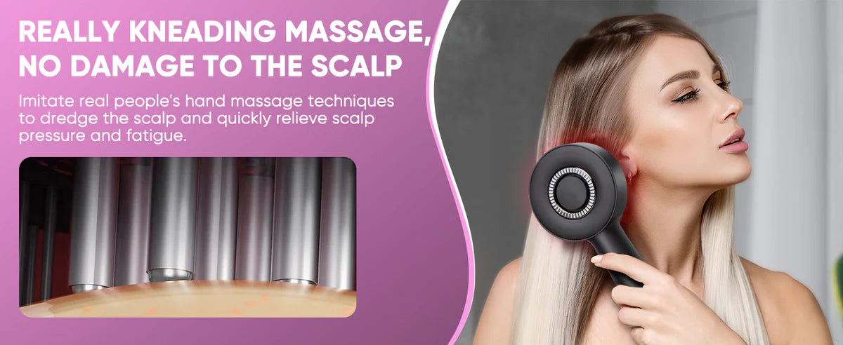 The Nue™ Hair Growth & Scalp Massager Brush